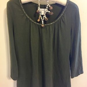 Green Coldwater creek top